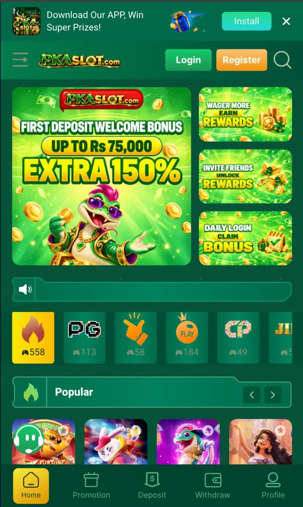 pkaslot game